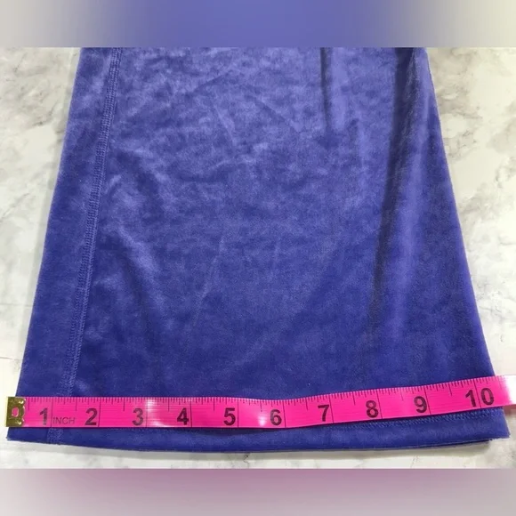 Athleta Purple Elation Velvet Flare Pants Sz XS - Picture 6 of 7